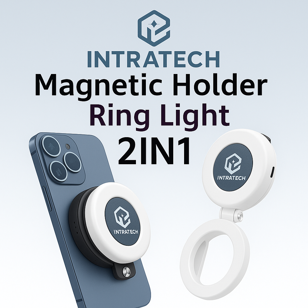 Magnetic Foldable Ring Light Phone Holder
