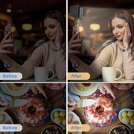 Clip-On Mini LED Selfie Light