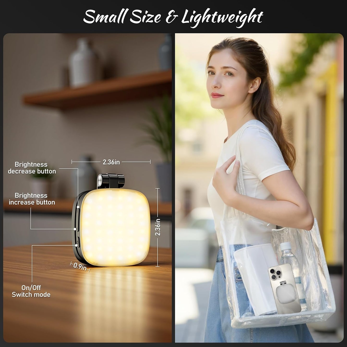 LumiClip™ 5-Level Phone Light