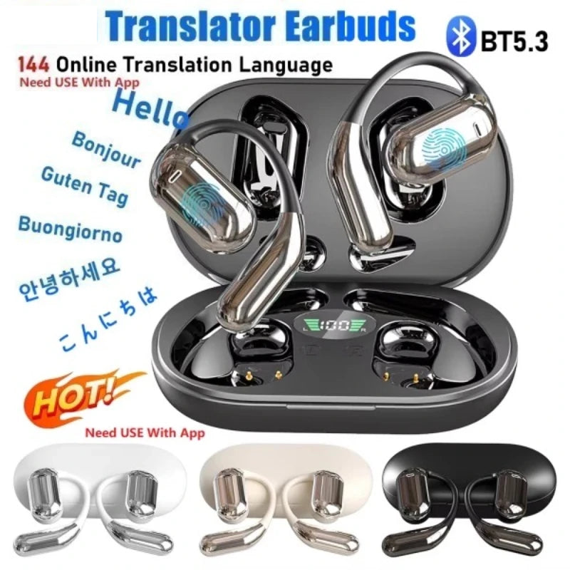 VocaSync™ Instant Translator Earbuds